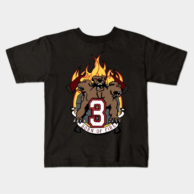 Squad 3 | Chicago Fire Emblem Kids T-Shirt by icantdrawfaces